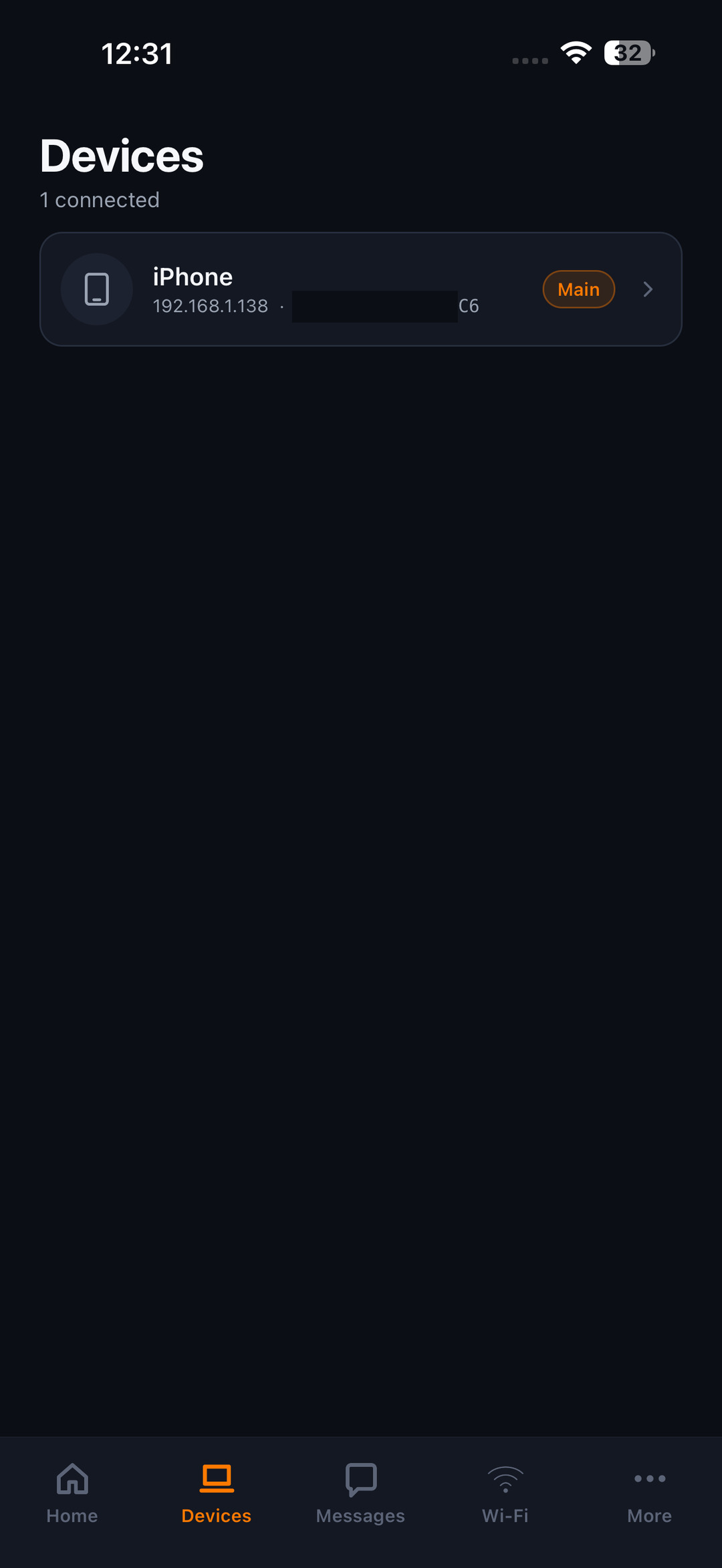 Who is connected right now